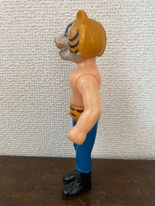 送料込み タイガーマスク 中嶋製作所 当時物 フィギュア