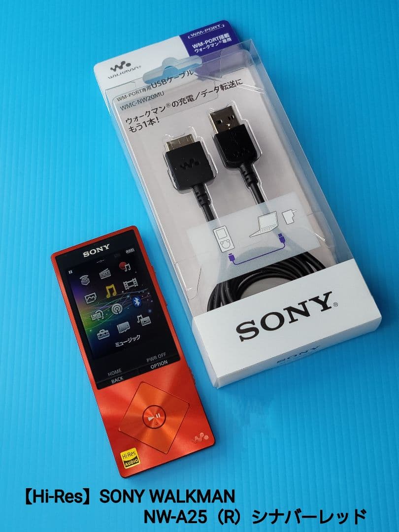 ソニー ウォークマン NW-A25 16GB シナバーレッド ソニーウォークマン
