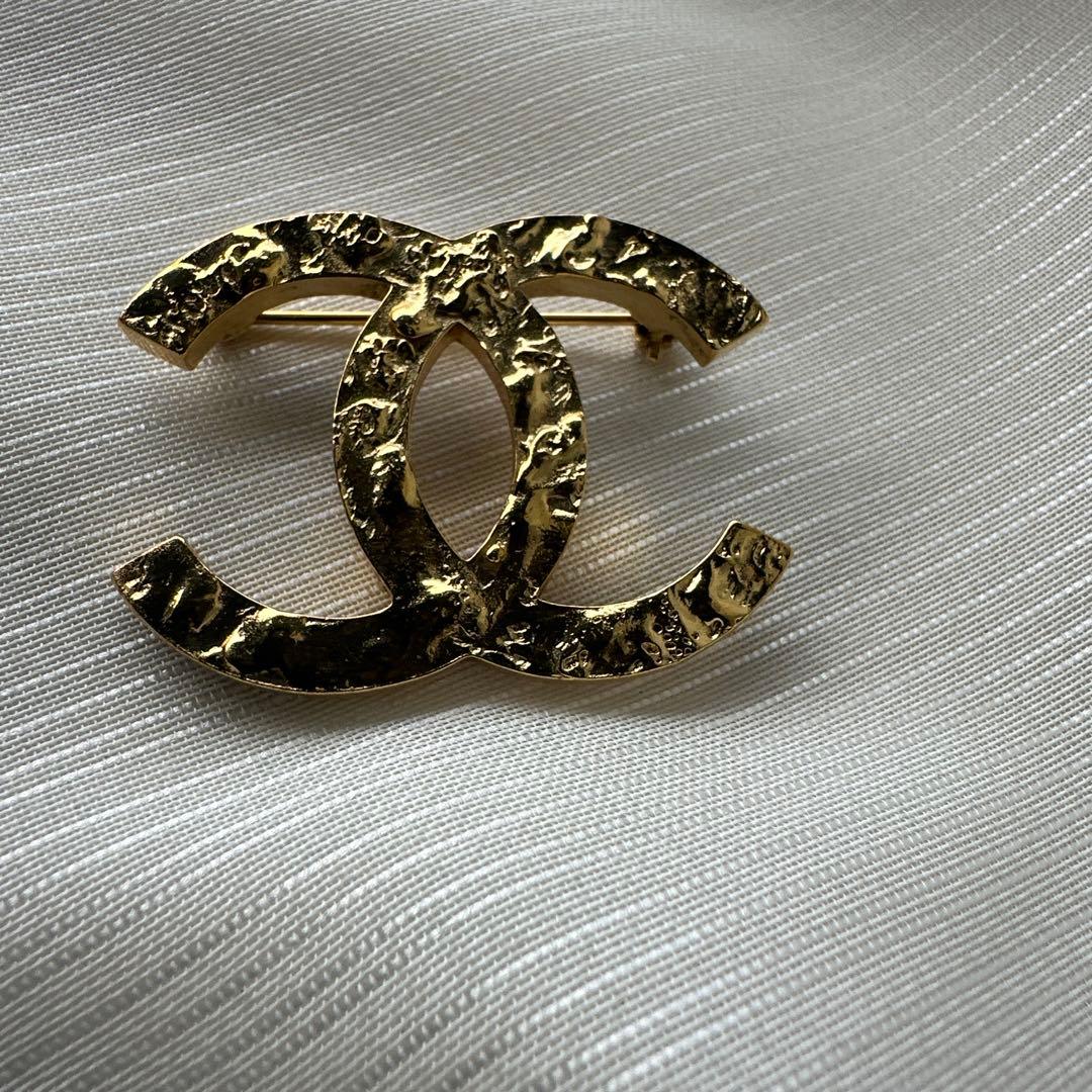 シャネル　CHANEL ブローチ　ゴールド　正規品 楽天市場】CHANEL シャネル ブローチ ヴィンテージ トリプルココ