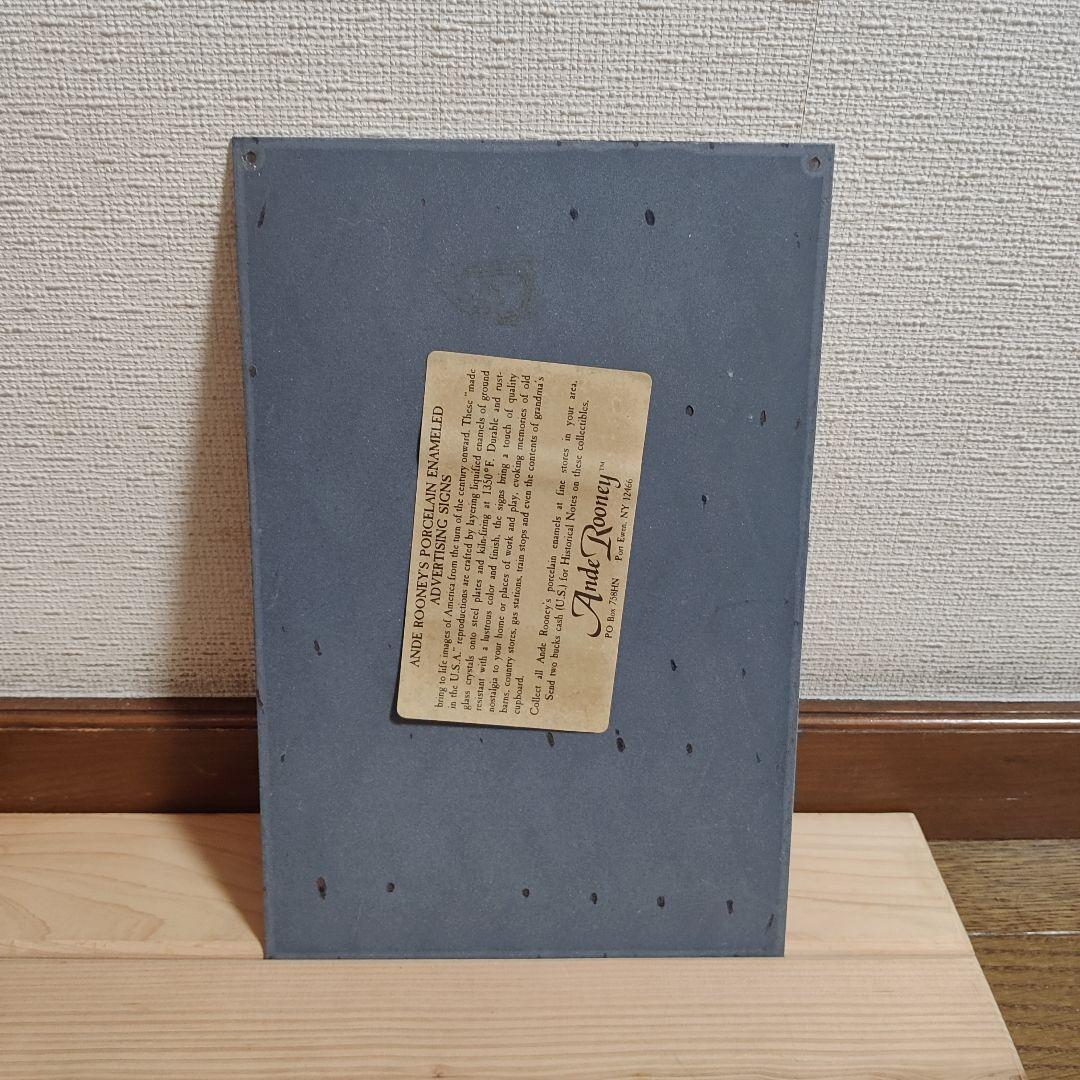 ホーロー看板 アンドルーニー アメリカ ビンテージ アンティーク