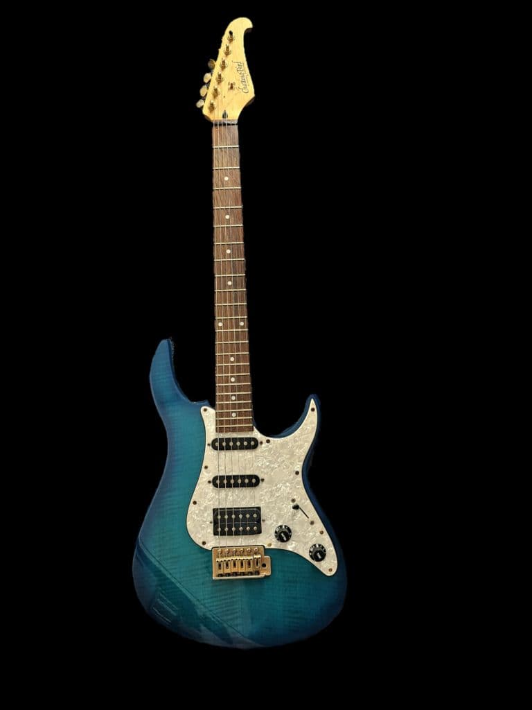 Chatting bird ストラトキャスター タイプ 青 9124】 Chatting bird ストラトキャスター タイプ 青