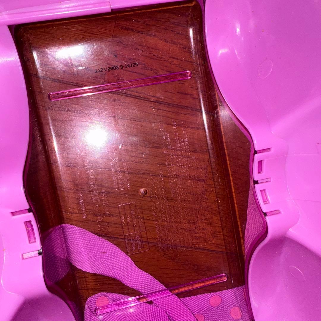 ディズニー ミニー デイジー リボン ポップコーンバケット 赤 紫