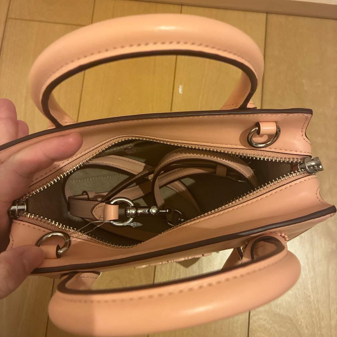 COACH アンドレア　キャリーオール　フェイデットブラッシュ　ピンクベージュ