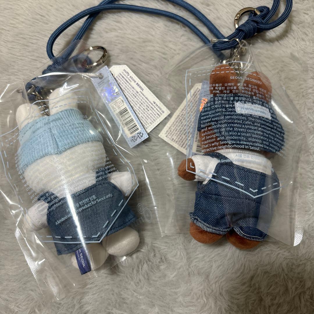 韓国限定 ミッフィー デニム キーホルダー