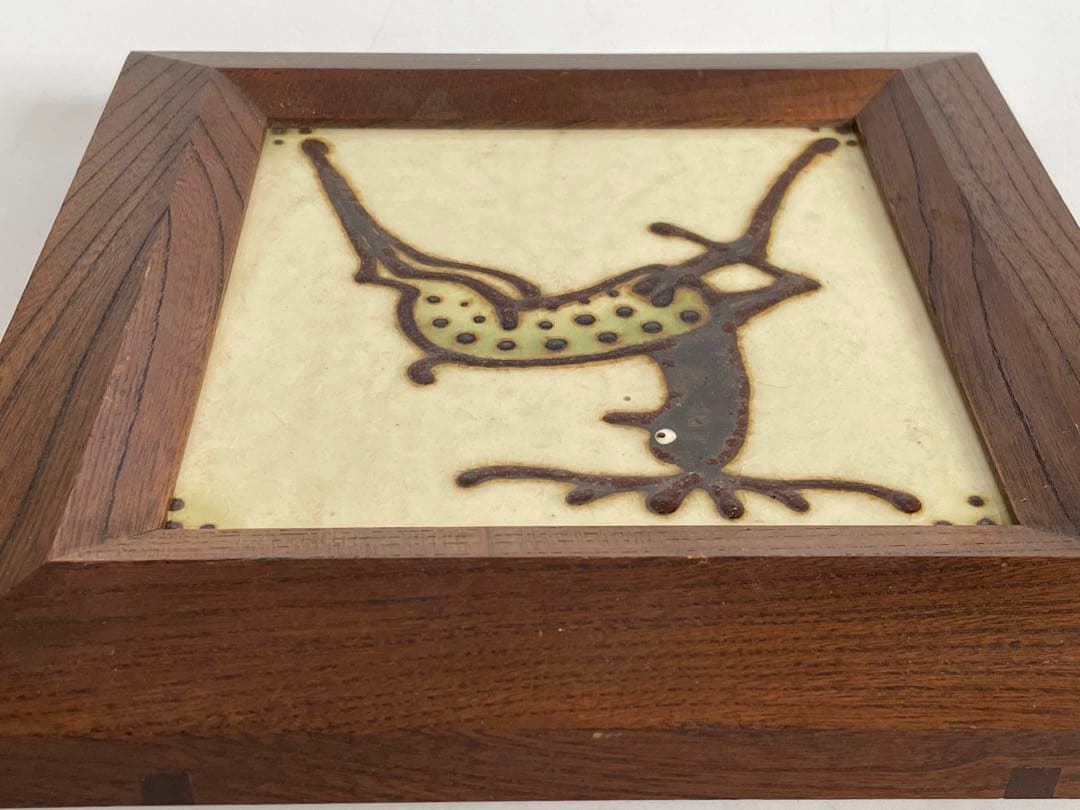 陶芸家船木研児船木研兒舩木陶板陶額鹿シカ民藝民芸