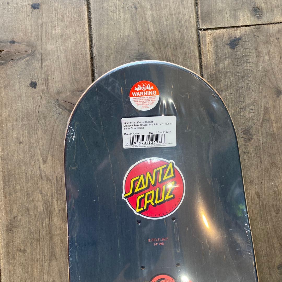 激安Santa Cruz Dressen ドレッセンモデル 8.7インチデッキ