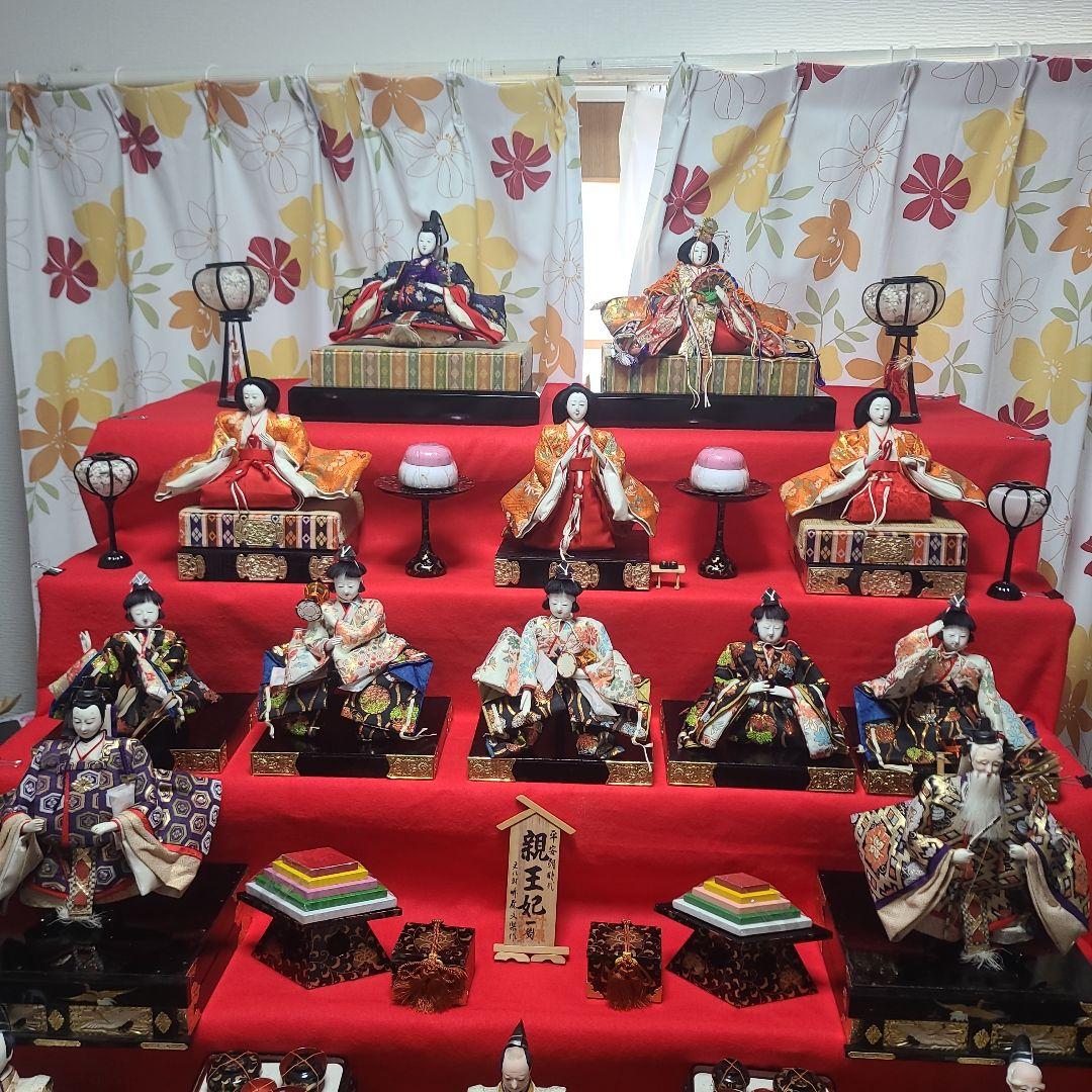 雛人形 竹原文楽 特別作 文化財 昭和41年(1966年) 貴重品 骨董品