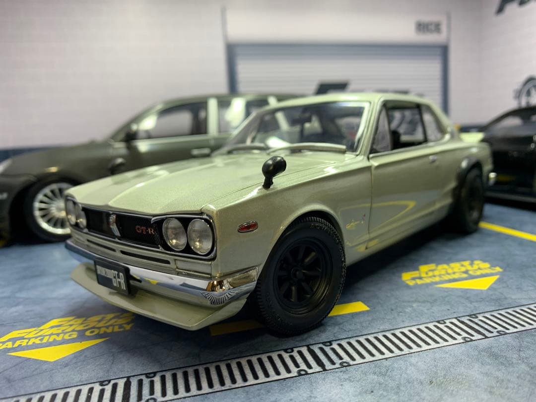 1/18 スカイラインGT-R ハコスカ Fスポイラー RS ワタナベホイール