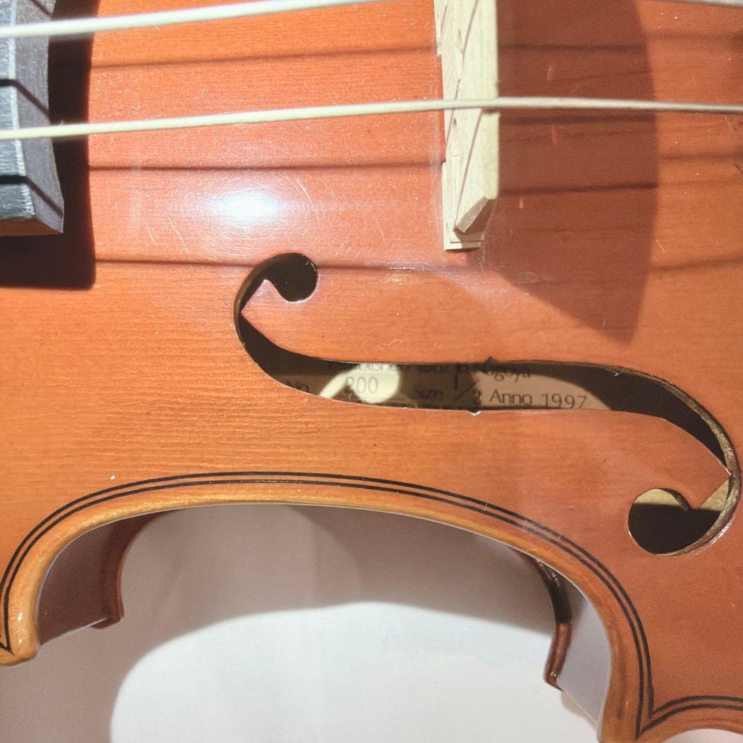 スズキ バイオリン 1/2 No.200 1997年製 弓 ケース 付 純正 - メルカリ
