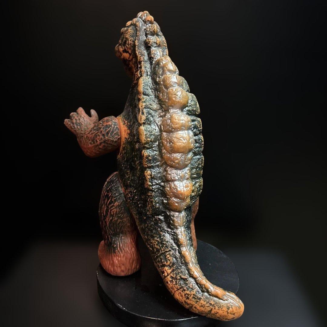 ゴジラ ソフビ パチ ポリ 当時物 ジャイアントゴジラ ブルマァク 昭和