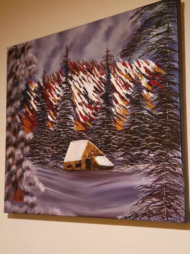 絵画 Winter  in pastel