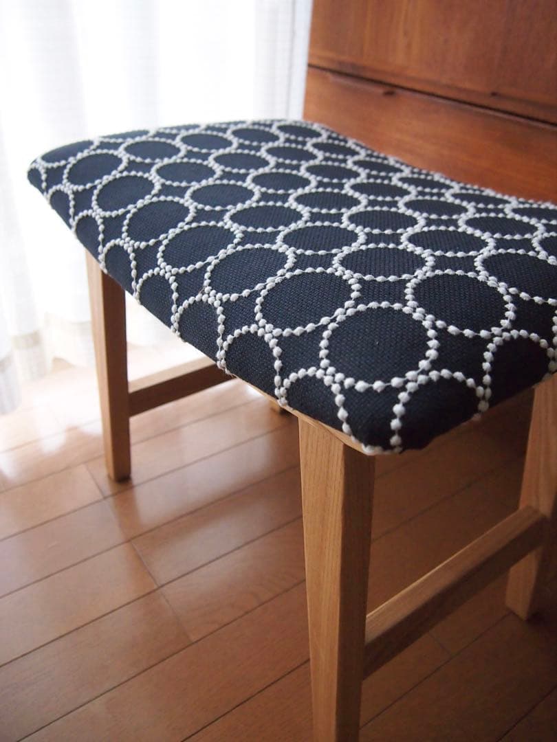 pさん専用 ミナペルホネン ハンドメイド トロペスツール 2脚セット 生地 椅子