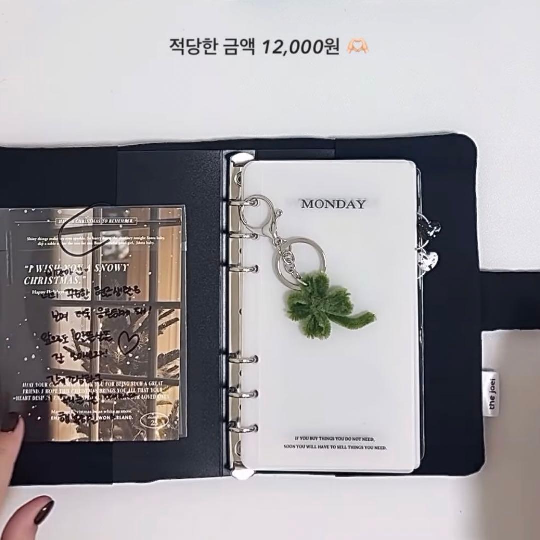 韓国 貯金 バインダー カバー A6 - ブックカバーアウトレット ショップ