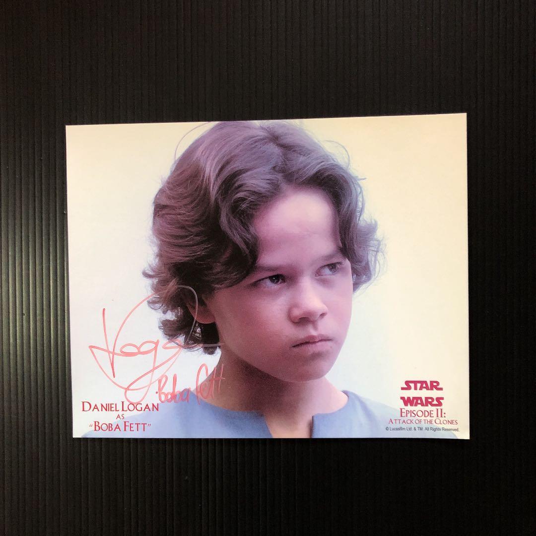 スターウォーズ ボバフェット役 ダニエルローガン氏 直筆サイン付き