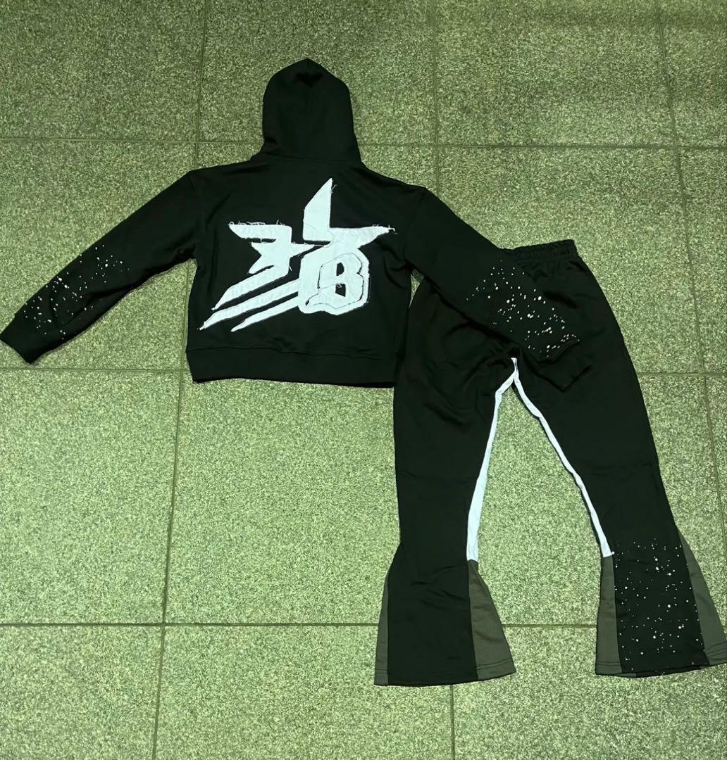 BLACK STAR セットアップ ブラック Mサイズ