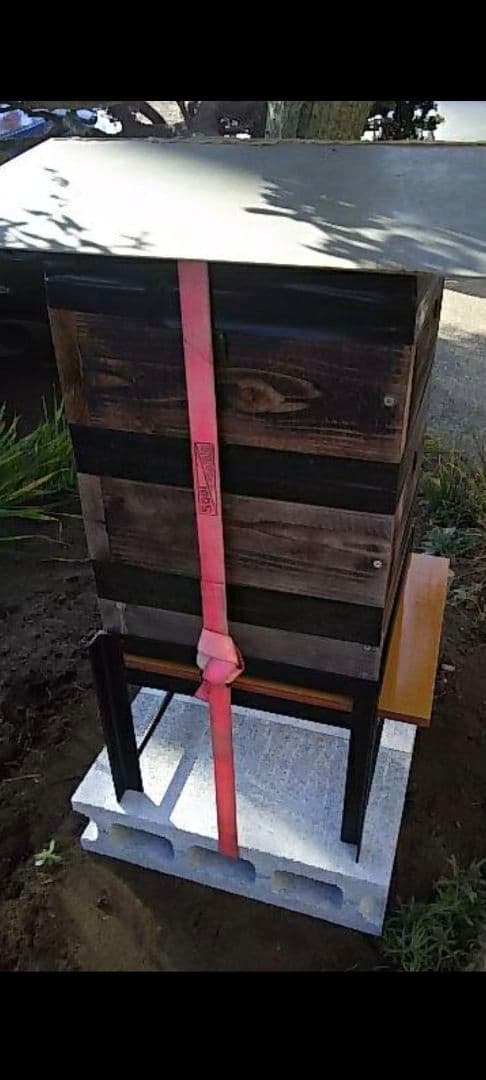 重箱式巣箱台 4台 290ミリ用 ニホンミツバチ 鉄製台 - メルカリ