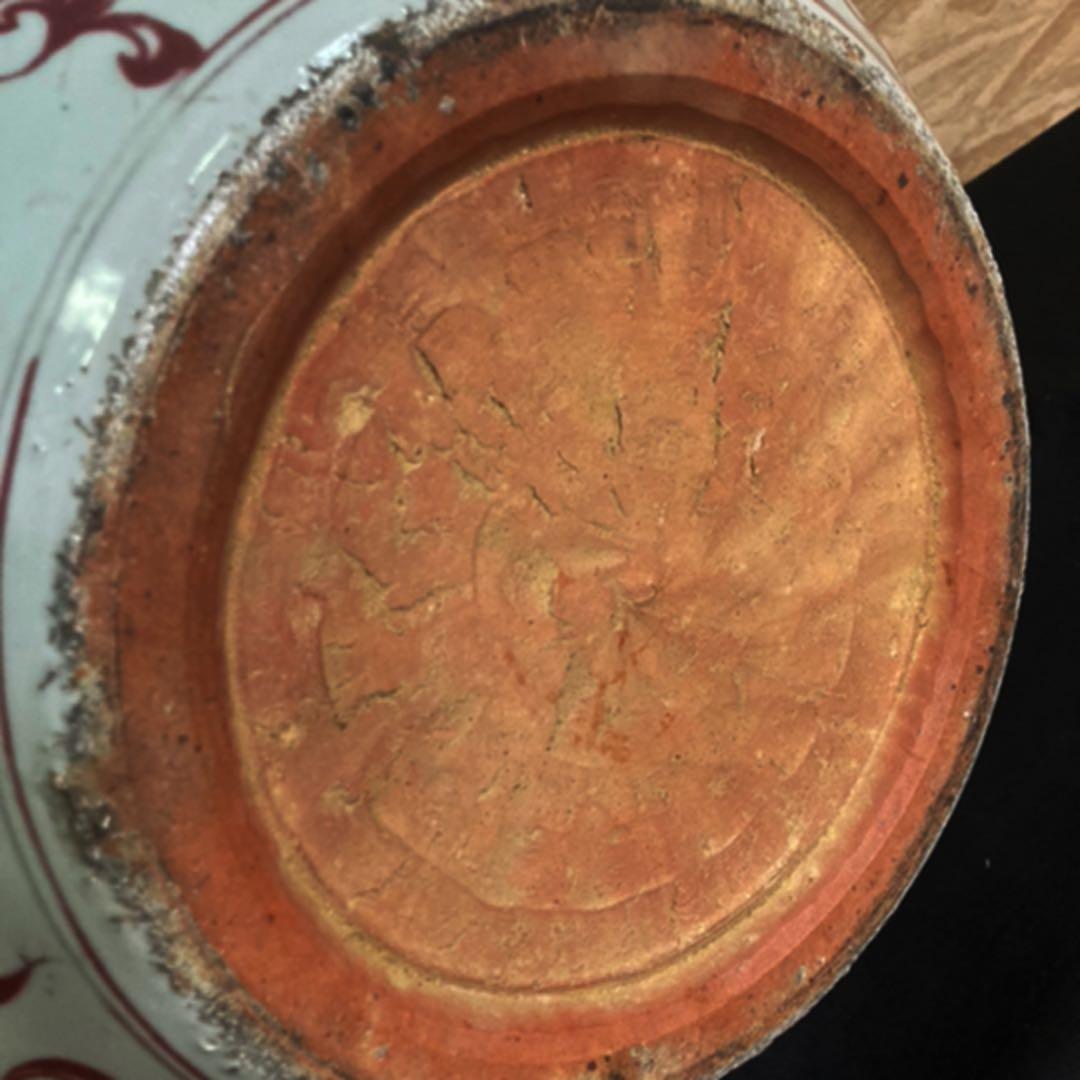 五爪献上龍 辰砂天球大花瓶 高さ75㎝