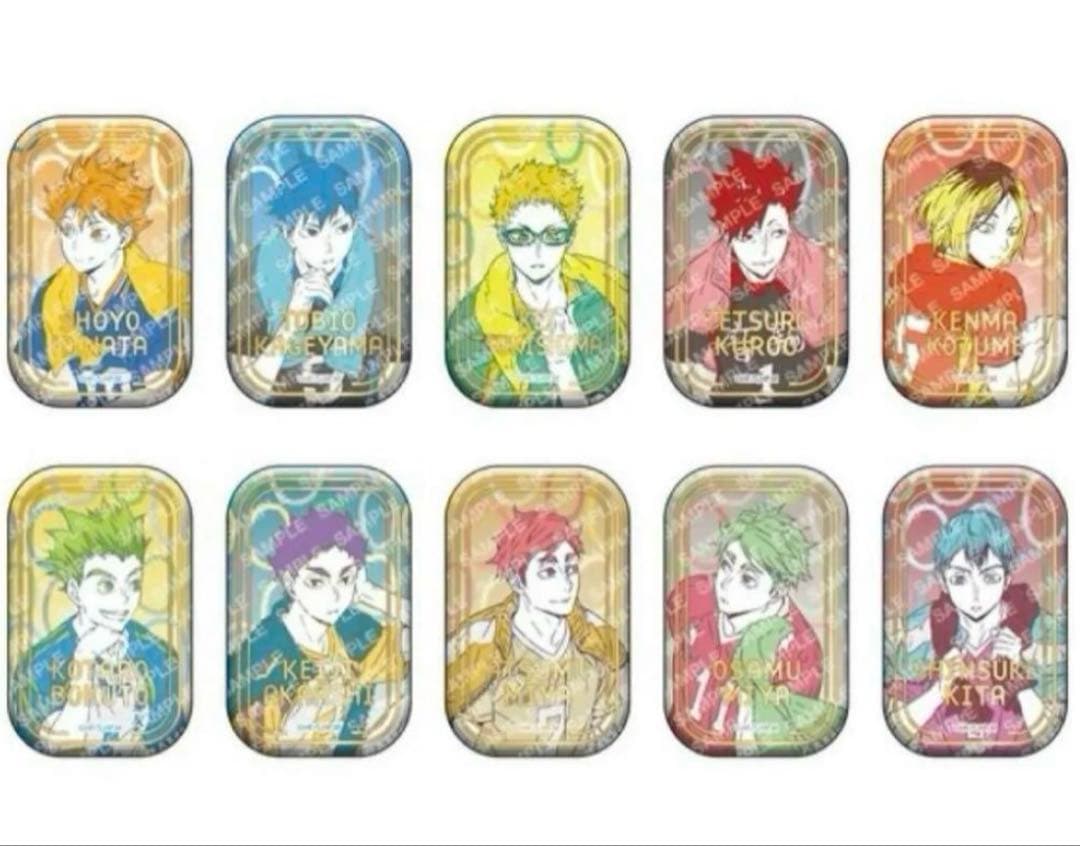 ハイキュー!! スクエア缶バッジ 4種セット