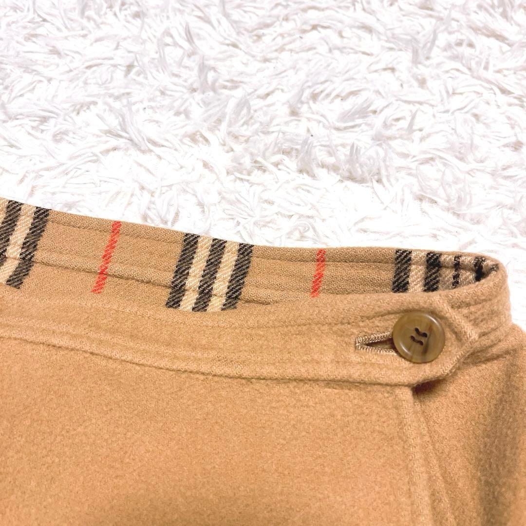 Burberrys ラップ ノバチェック スカート リバーシブル ウール 巻き