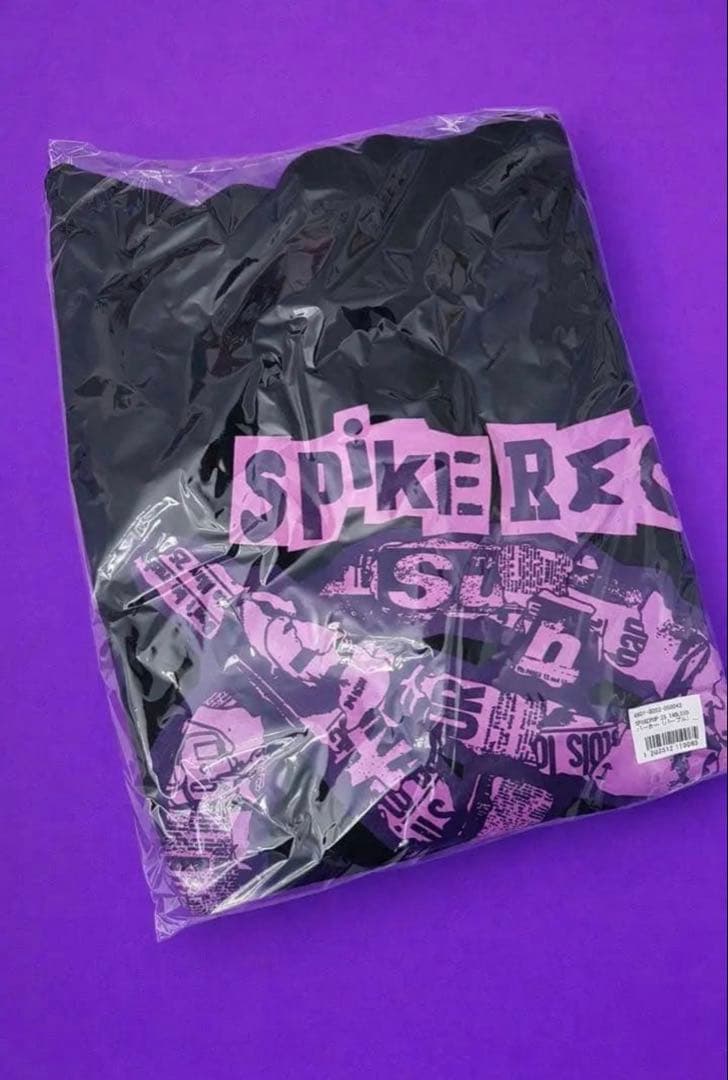 SPIKE RECORDINGS パーカー パープル 試着のみ - メルカリ