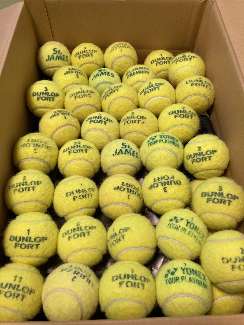 中古 硬式テニスボール 100球 - メルカリ