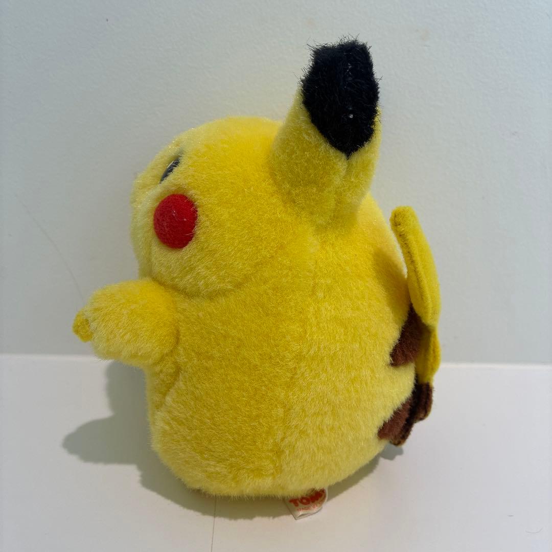 TOMY ポケモン ピカチュウ ぬいぐるみ おなかを押すとなく 初期 レトロ