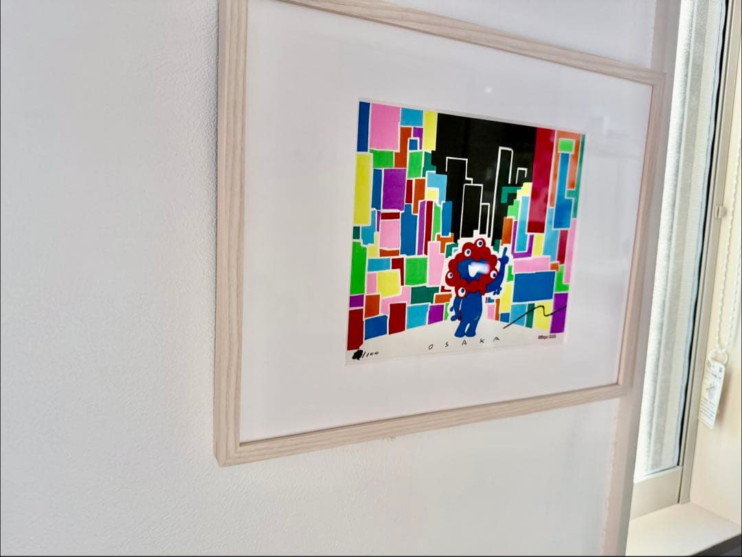 大阪万博 ミャクミャク 木版画（額縁付） 100枚限定 OSAKA - メルカリ