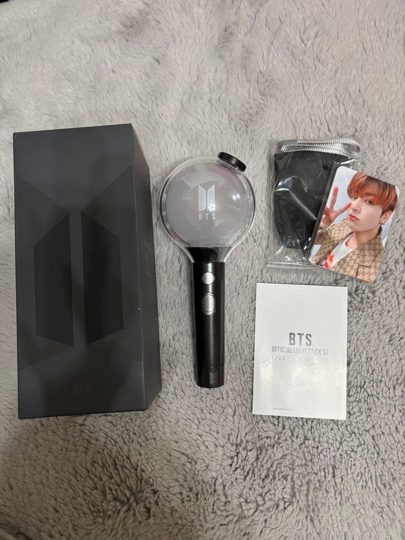 BTS 公式ペンライト フォトカード付き