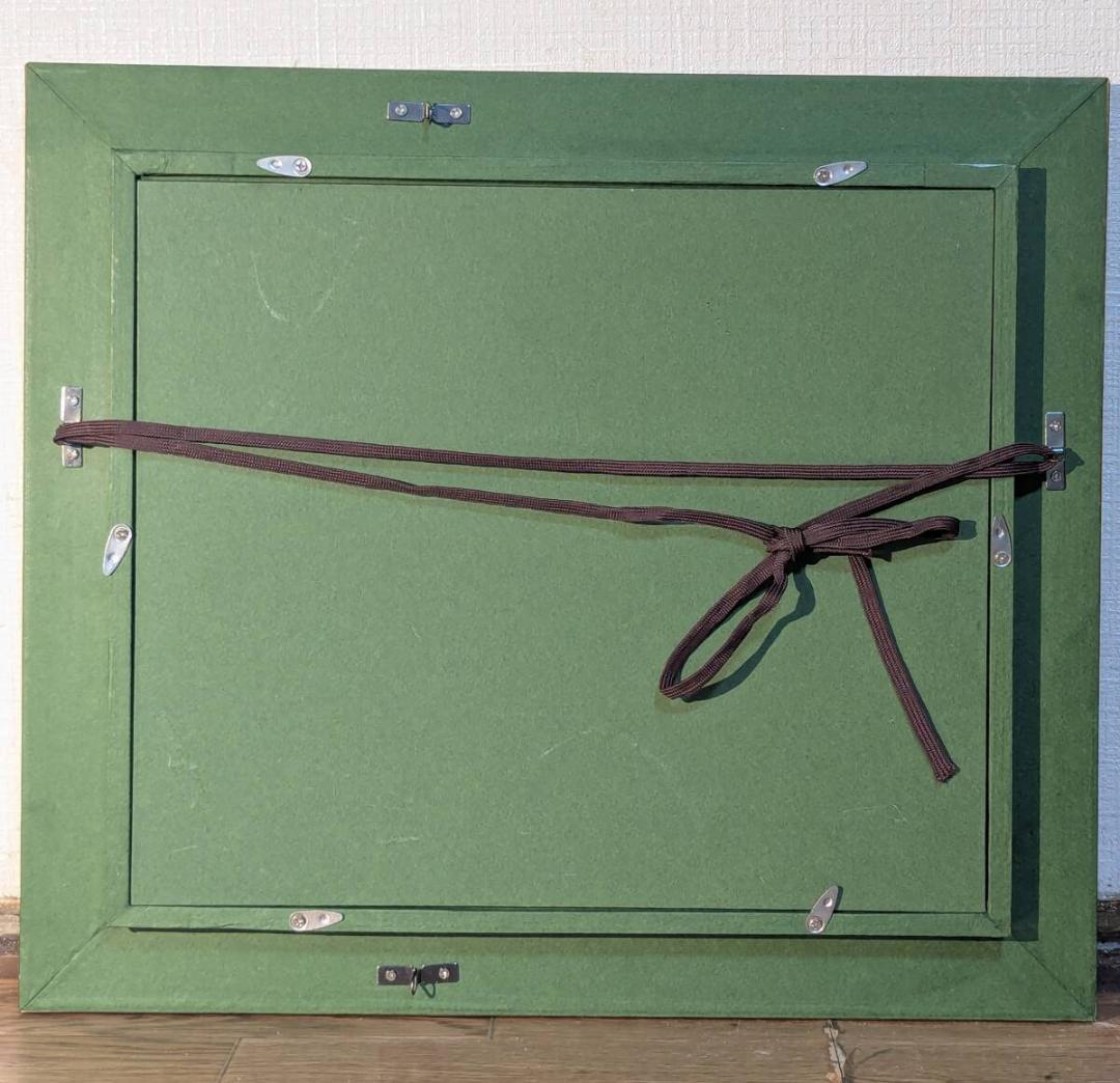 【真作】絵画　大澤喜一　油彩3号　川沿いの風景　パリの街並み　W162