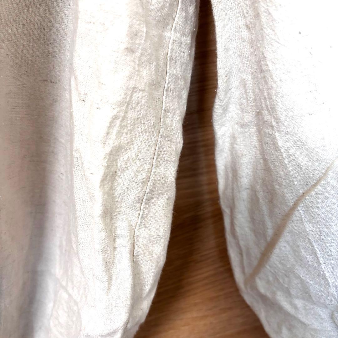 ヂェン先生の日常着　バルーンパンツ Sサイズ　生成