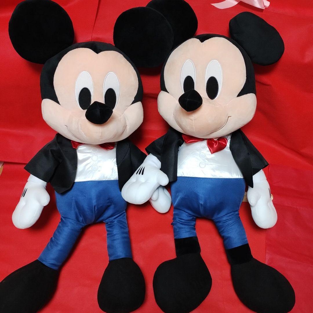 タキシードミッキービッグサイズぬいぐるみ5個セット