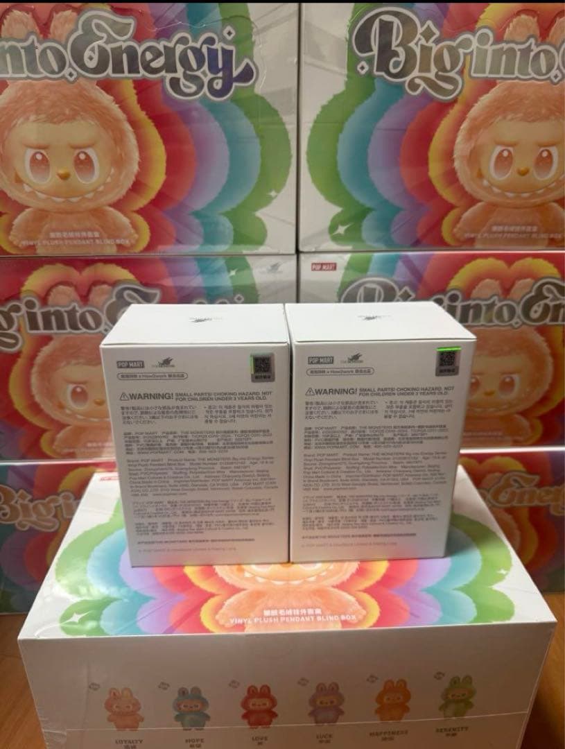 【正規品・未開封】 Labubu Big into Energy 2箱 ラブブ