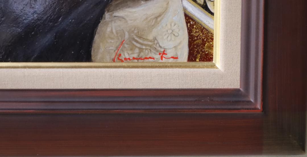 先笄の彩り』 油彩肉筆画