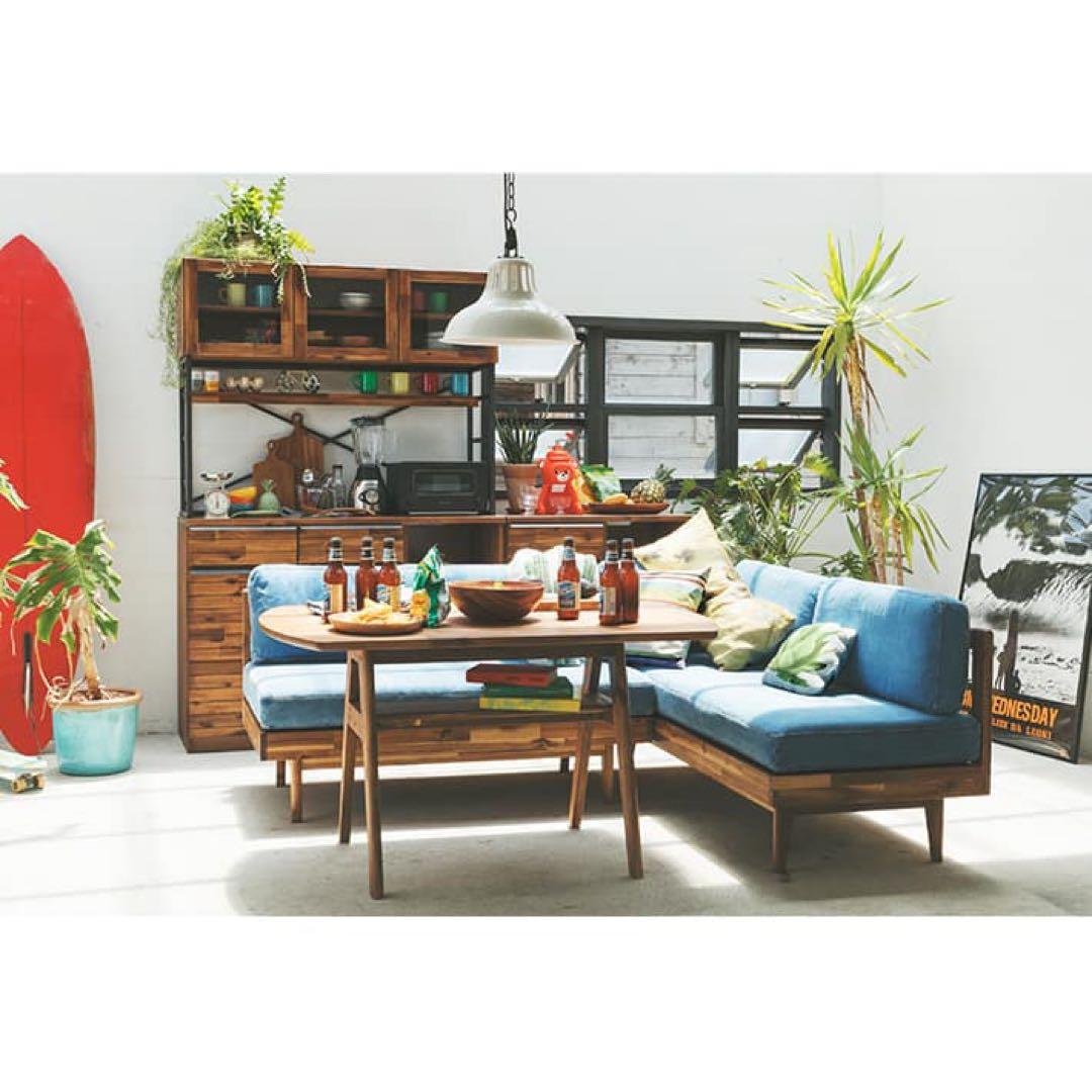 ①unico（ウニコ）SWELLA（スウェラ）シリーズ、ダイニング3点セット