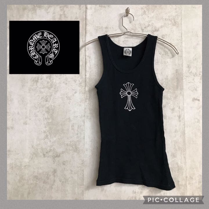 CHROM HEARTSクロムハーツ タンクトップ レディース 黒 - メルカリ