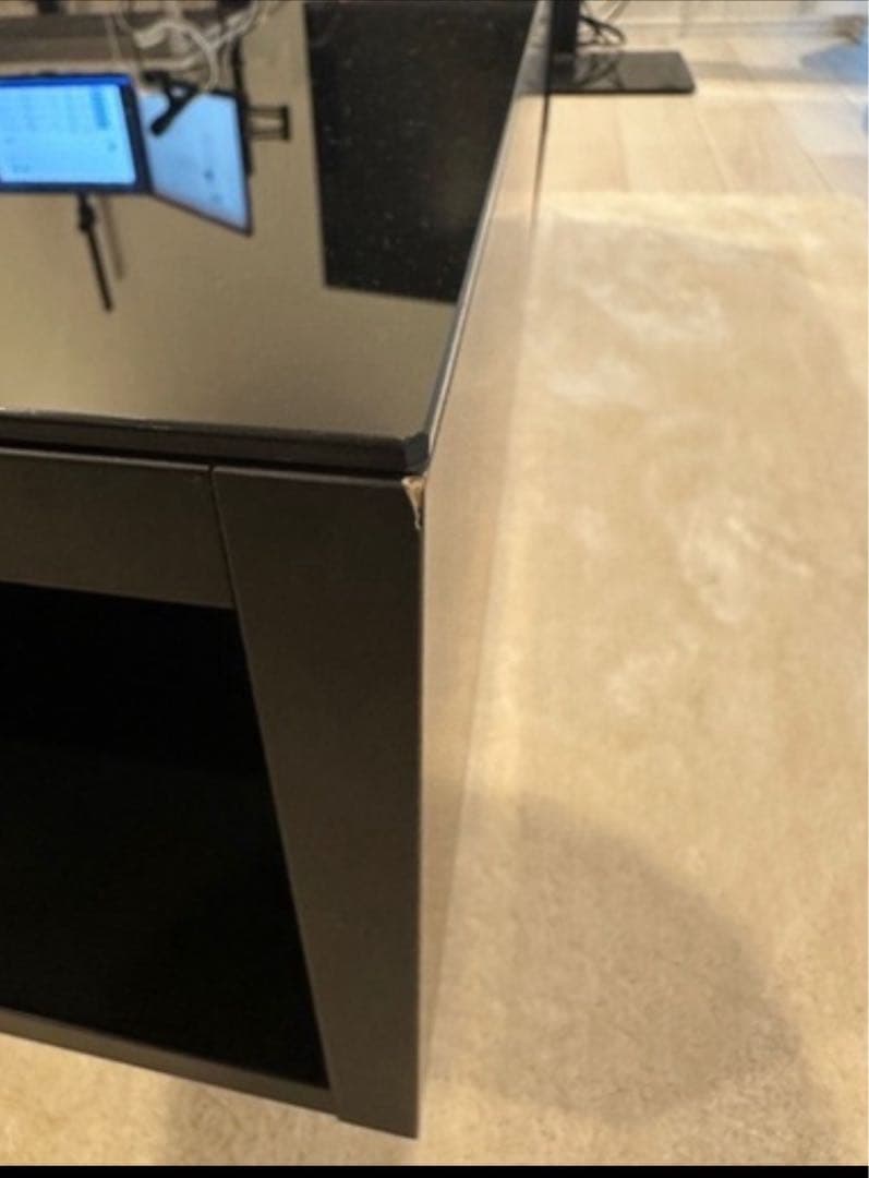 IDC OTSUKA センターテーブル「リカルド」115 ブラック 大塚家具 ロー