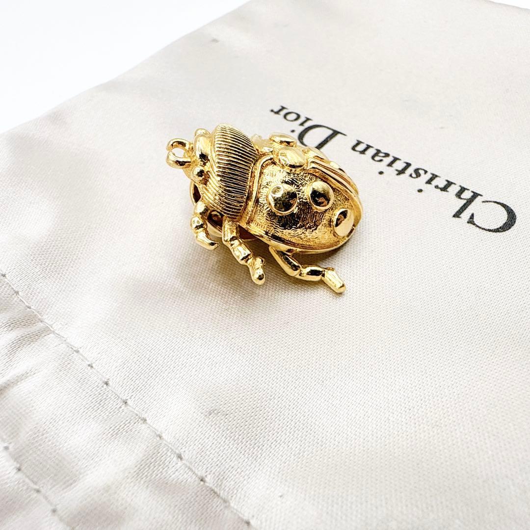 2592 Germany製✨Dior ブローチ CD ロゴ 希少 刻印