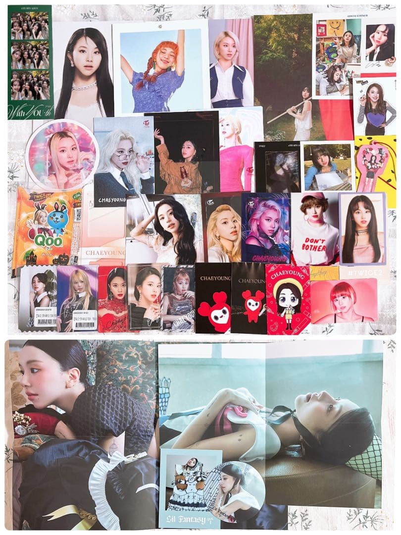 TWICE チェヨン まとめ売り アルバム 特典 ポストカード ステッカー