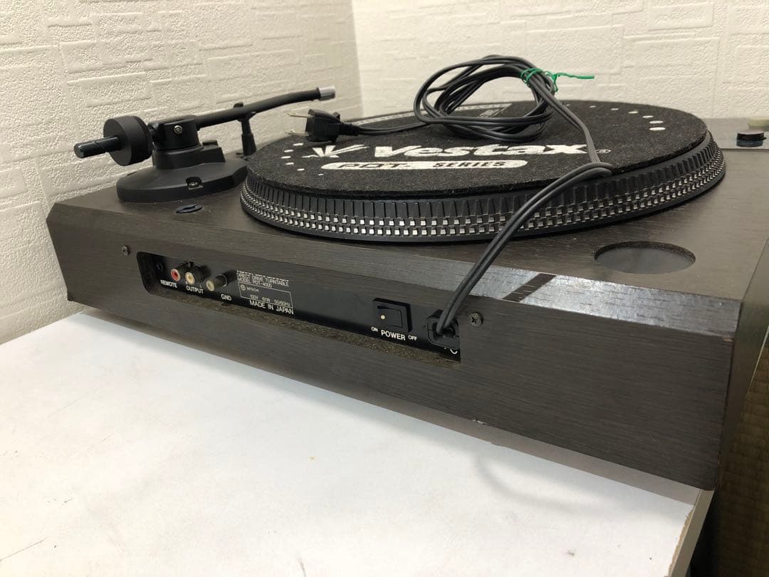 VESTAX ベスタクス PDT-4000 ターンテーブル オイルメンテ
