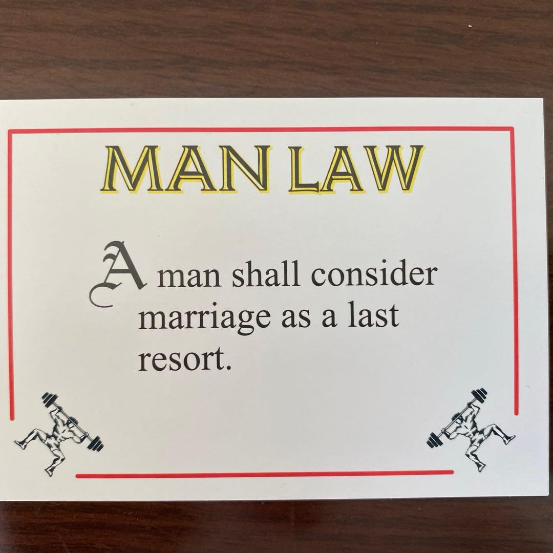 MAN LAWS and Woman Rules ボードゲーム