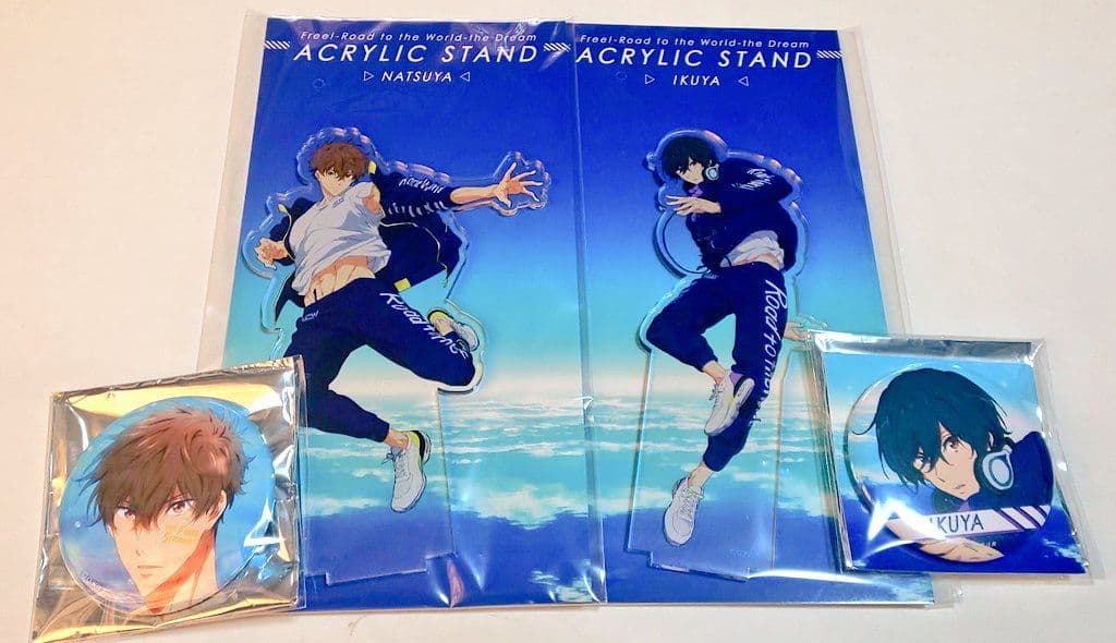 劇場版 Free! RW 夏也・郁弥 アクスタ＆缶バッジセット