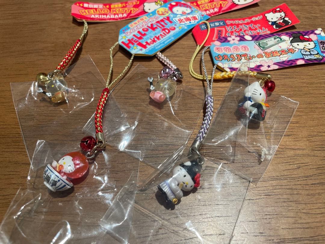 ご当地キティ　根付け　10点セット