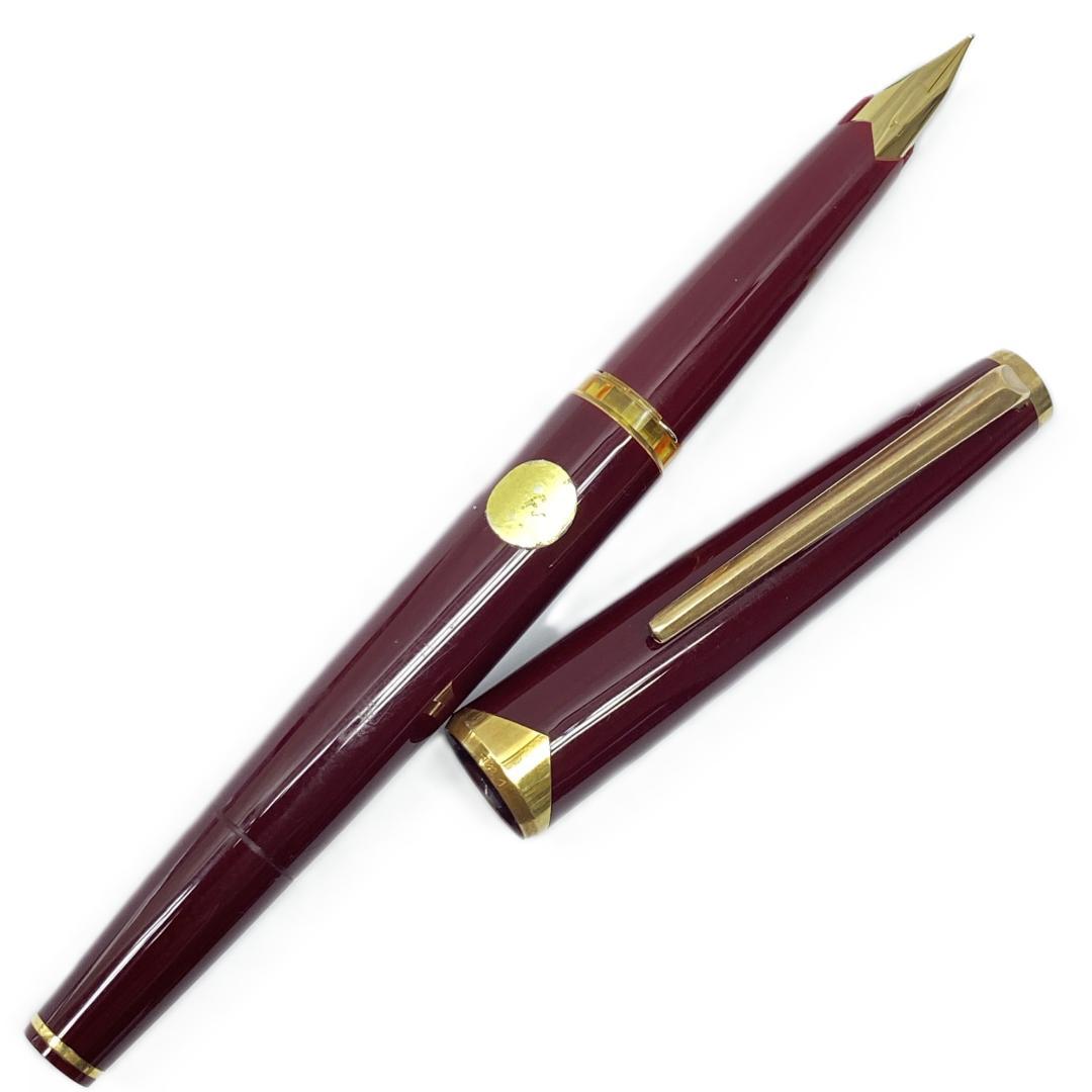 18K モンブラン 121 MONTBLANC 万年筆 ボルドー - メルカリ