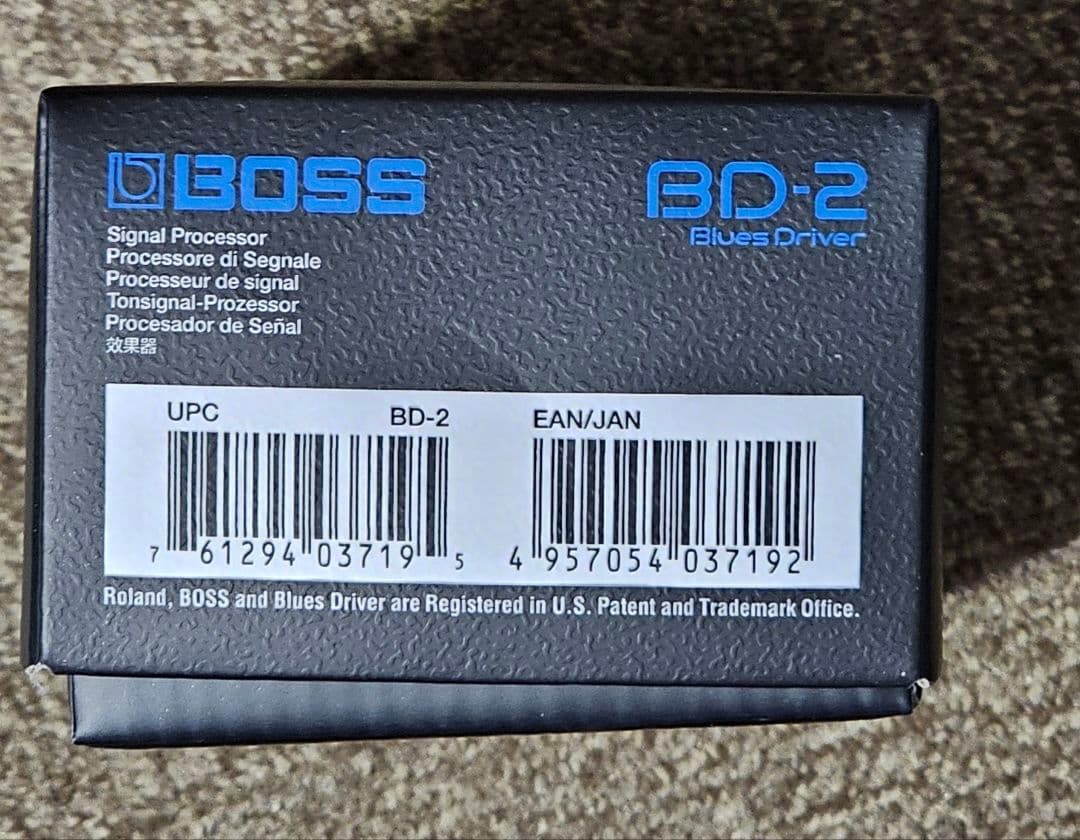 BOSS Blues Driver BD-2 ギターエフェクター パッチケーブル
