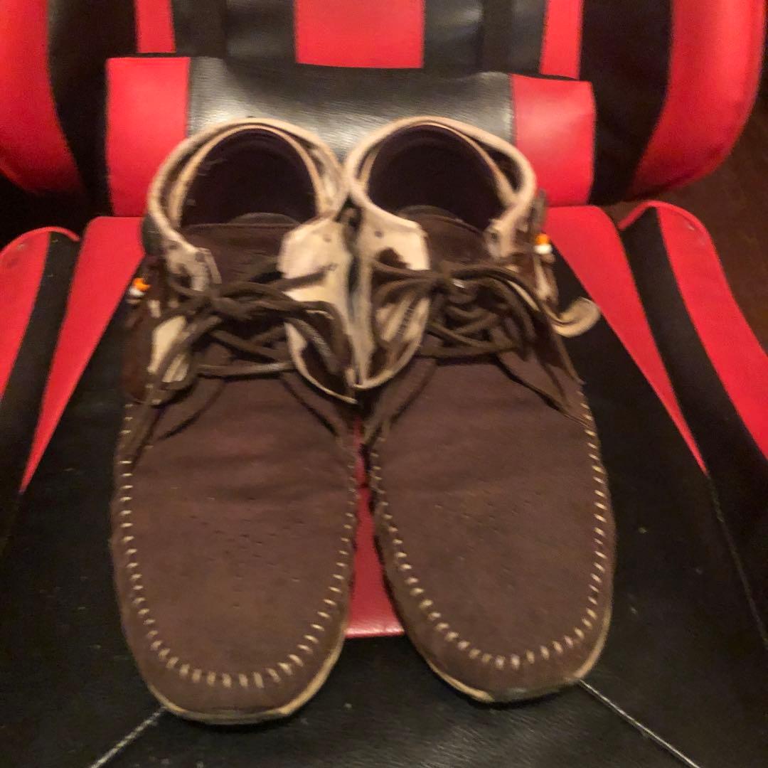 ビズビム　スウェード　スニーカー　コンチョ