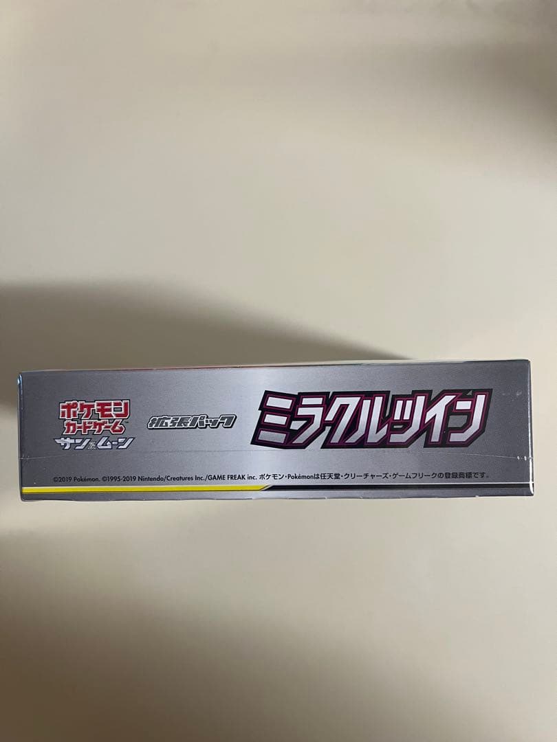 ポケモンカードゲーム シュリンク付き未開封BOX ミラクルツイン