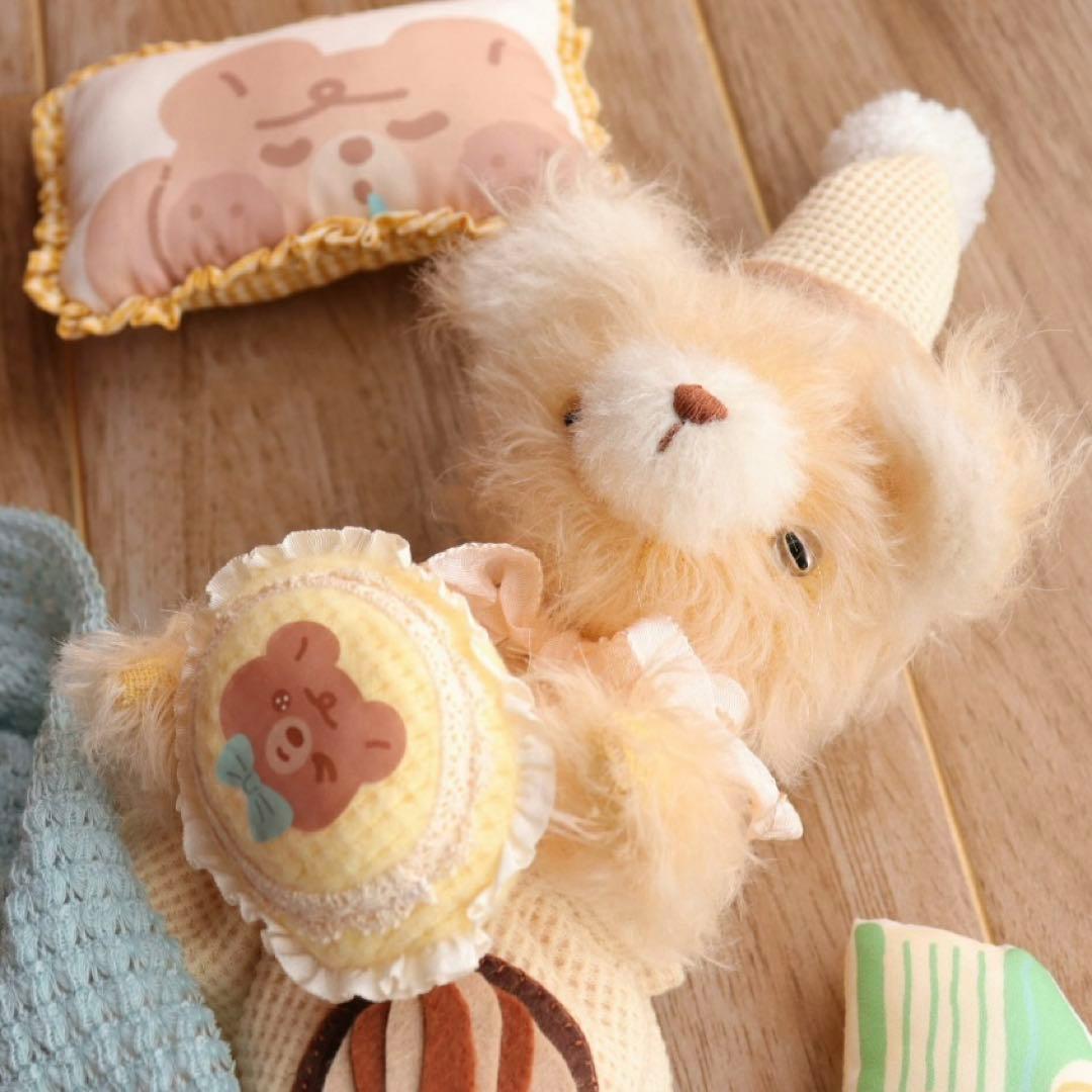 アーティストベア ぬいぐるみ テディベア 眠たそうな猫ちゃん ねこ