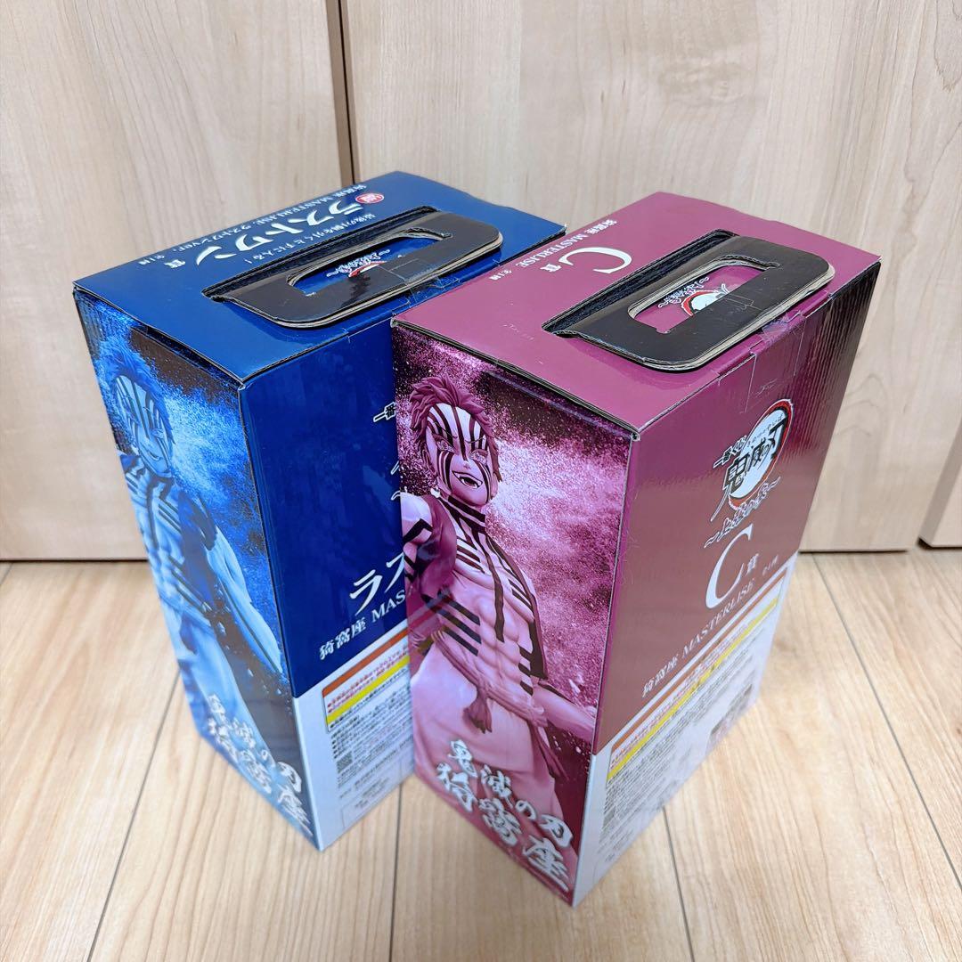 鬼滅の刃 一番くじ 上弦の参 C賞 ラストワン翔猗窩座フィギュア セット