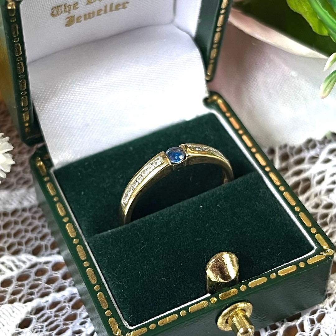 【超激レア‼︎】英国 9金 天然ゾイサイト バーミンガム 指輪 リング 1956年