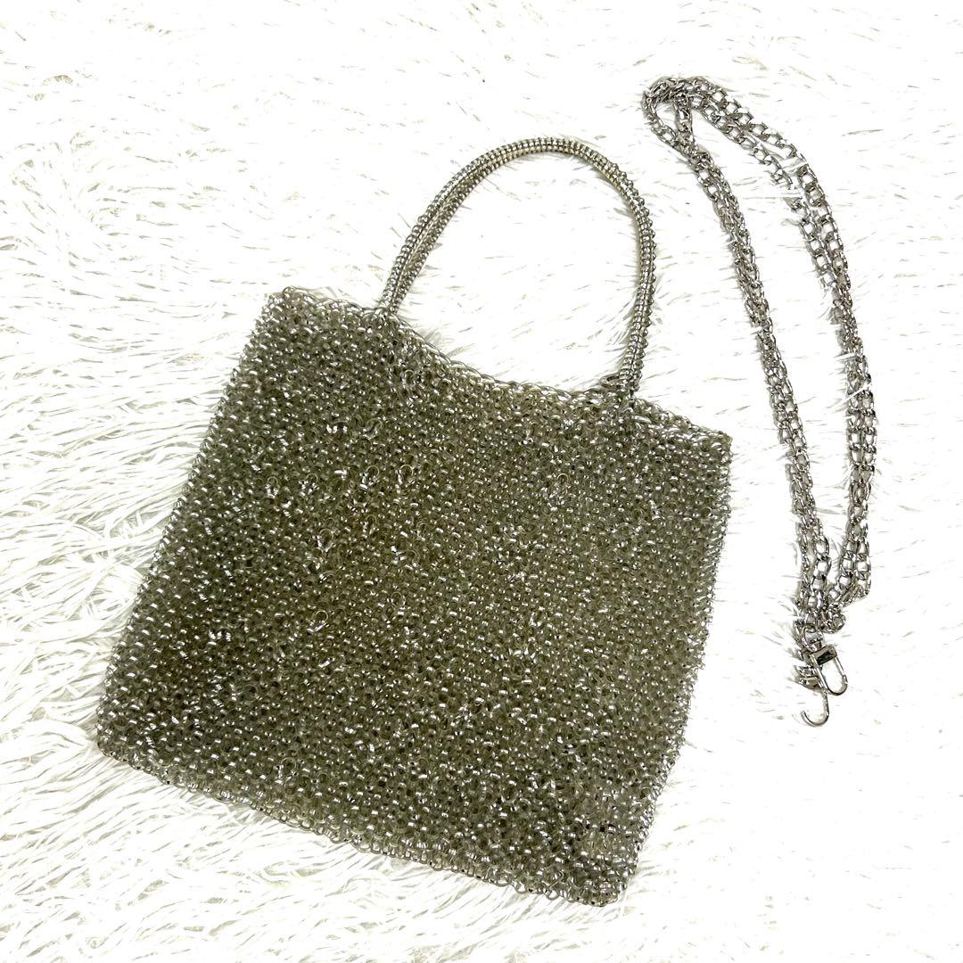 ANTEPRIMA 　ワイヤーバッグ　シルバー　2WAY アンテプリマ